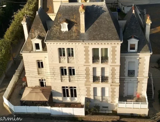 Façade de la villa de David